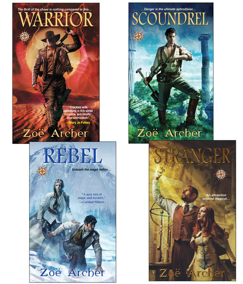 Book cover of The Blades of the Rose Bundle: Warrior, Scoundrel, Rebel, & Stranger