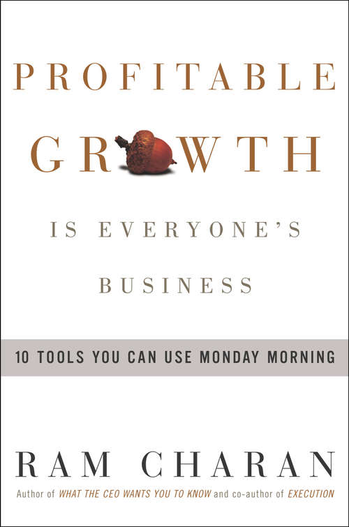 Book cover of Profitable Growth Is Everyone's Business