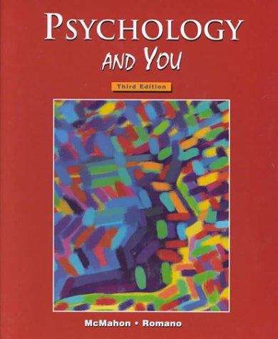 Book cover of Psychology and You (3rd edition)