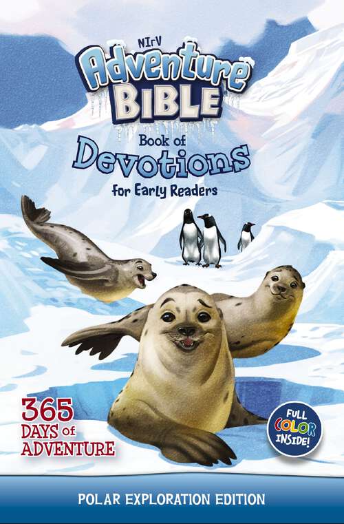 Book cover of NIrV Adventure Bible Book of Devotions for Early Readers: 365 Days of Adventure (Adventure Bible)