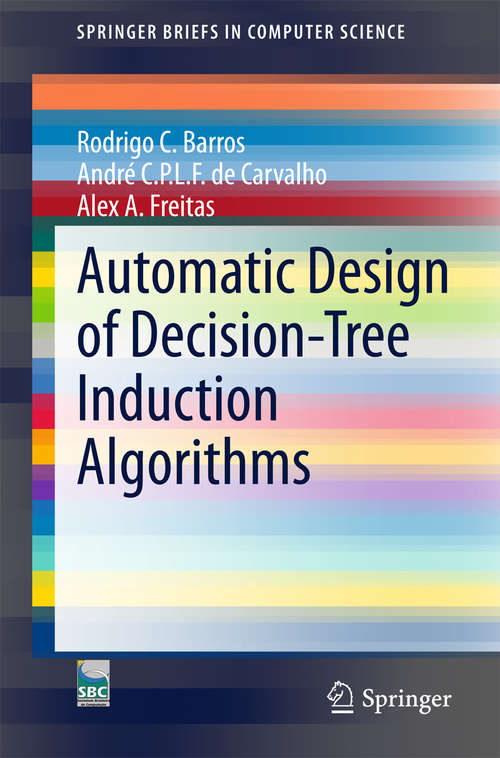 Book cover of Automatic Design of Decision-Tree Induction Algorithms