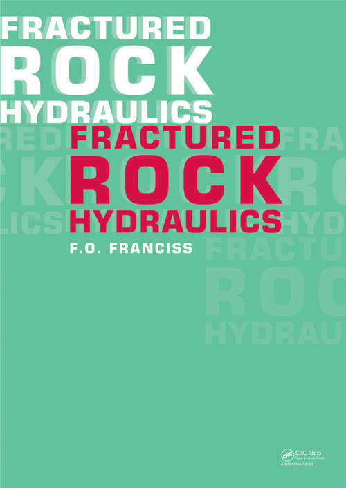 Book cover of Fractured Rock Hydraulics
