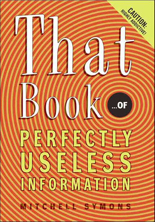 Book cover of That Book: ...of Perfectly Useless Information