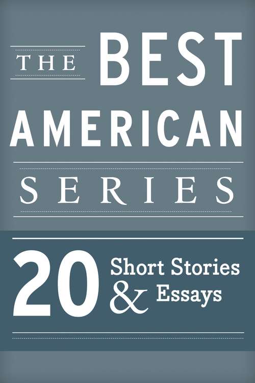 Book cover of The Best American Series
