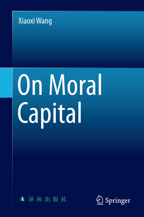 Book cover of On Moral Capital