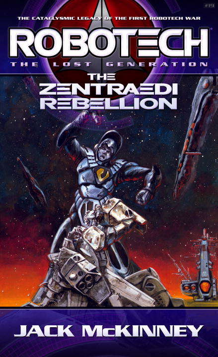 Book cover of Robotech: The Zentraedi Rebellion