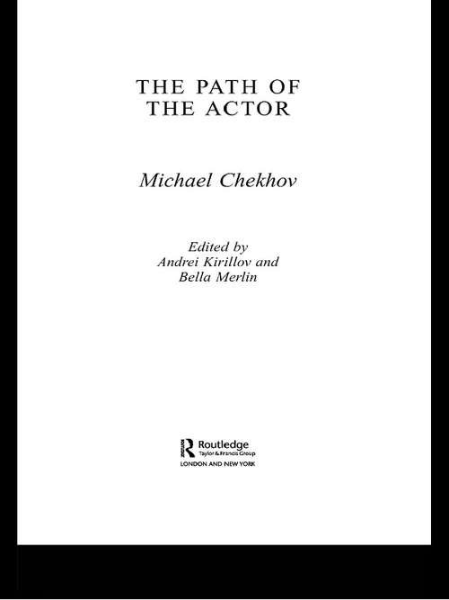 Book cover of The Path Of The Actor