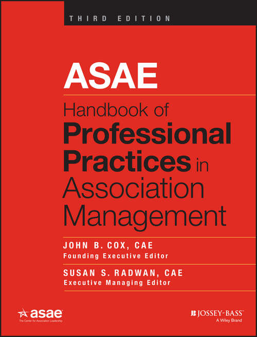 Book cover of ASAE Handbook of Professional Practices in Association Management