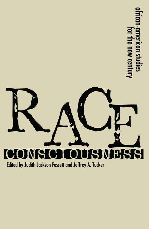 Book cover of Race Consciousness
