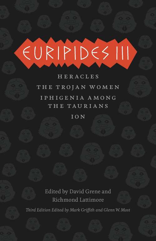 Euripides III: The Complete Greek Tragedies, Third Edition