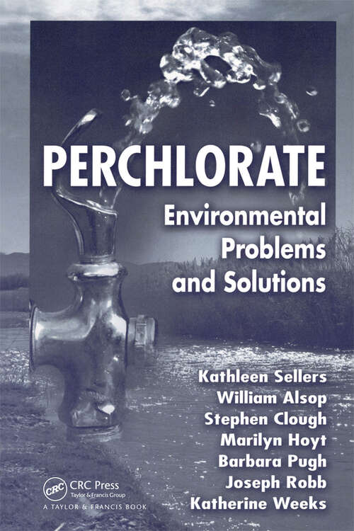 Book cover of Perchlorate: Environmental Problems and Solutions