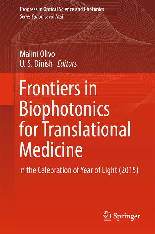 Book cover of Frontiers in Biophotonics for Translational Medicine