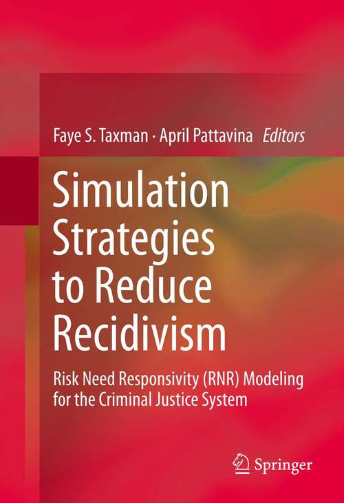 Book cover of Simulation Strategies to Reduce Recidivism