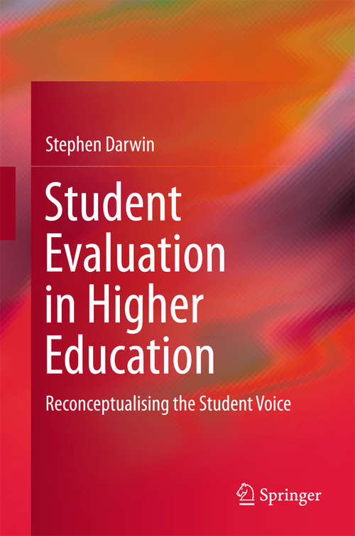 Book cover of Student Evaluation in Higher Education