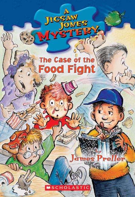 Book cover of The Case of the Food Fight (Jigsaw Jones Mystery #28)