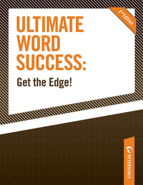 Book cover of Ultimate Word Success: Get the Edge