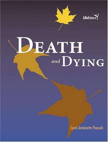 Book cover of Death and Dying