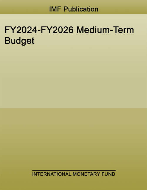 Book cover of FY2024-FY2026 Medium-Term Budget