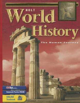Book cover of Holt World History, The Human Journey
