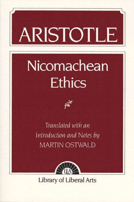Book cover of The Nicomachean Ethics