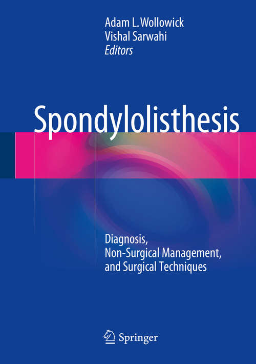 Book cover of Spondylolisthesis
