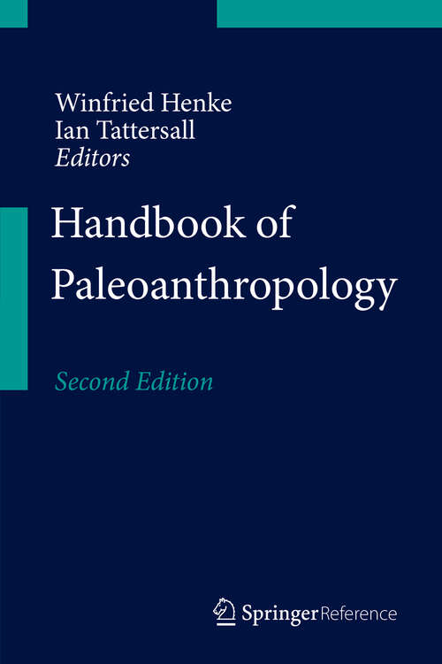 Book cover of Handbook of Paleoanthropology