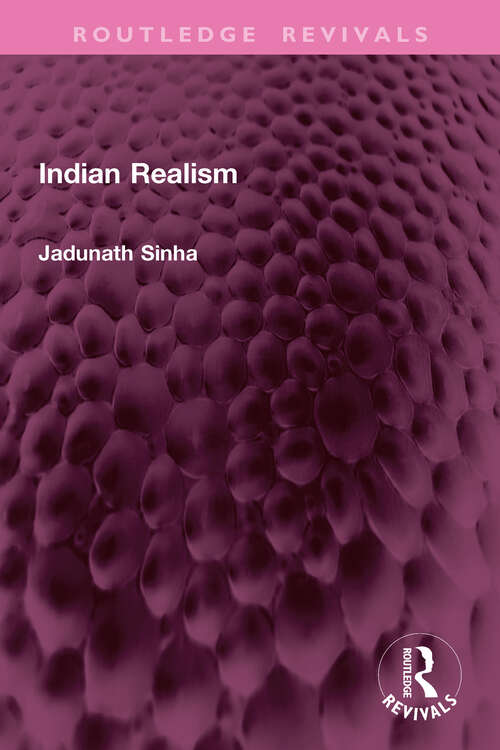 Book cover of Indian Realism (Routledge Revivals)