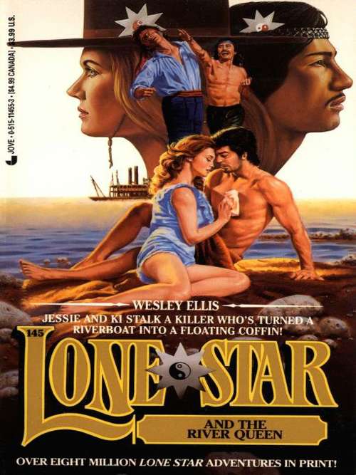Book cover of Lone Star and the River Queen (Lone Star #145)
