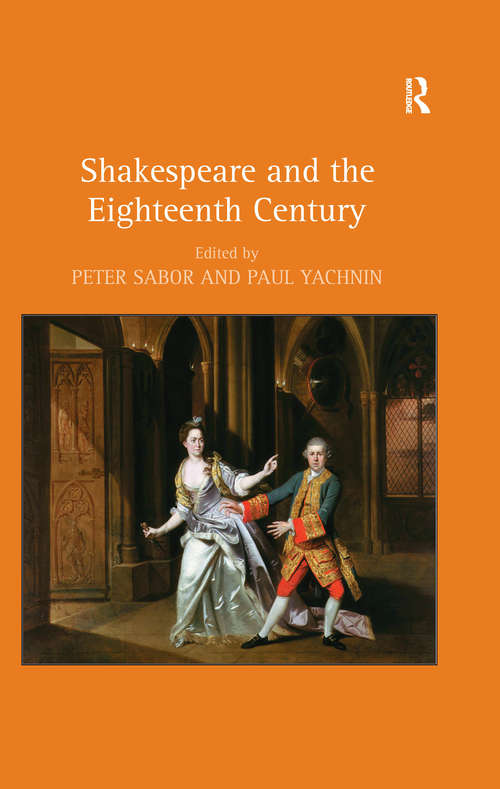Book cover of Shakespeare and the Eighteenth Century