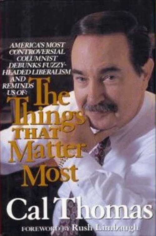 Book cover of The Things That Matter Most
