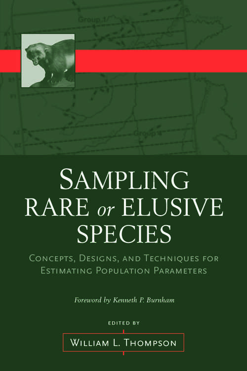 Book cover of Sampling Rare or Elusive Species: Concepts, Designs, and Techniques for Estimating Population Parameters (2)