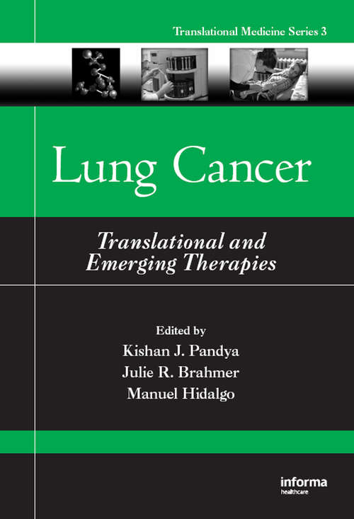 Book cover of Lung Cancer: Translational and Emerging Therapies