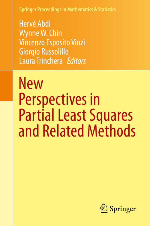 Book cover of New Perspectives in Partial Least Squares and Related Methods