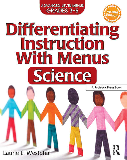 Book cover of Differentiating Instruction With Menus: Science (Grades 3-5) (2)