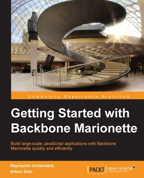 Book cover of Getting Started with Backbone Marionette