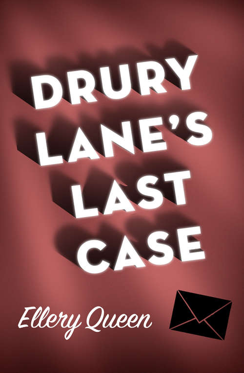 Book cover of Drury Lane's Last Case