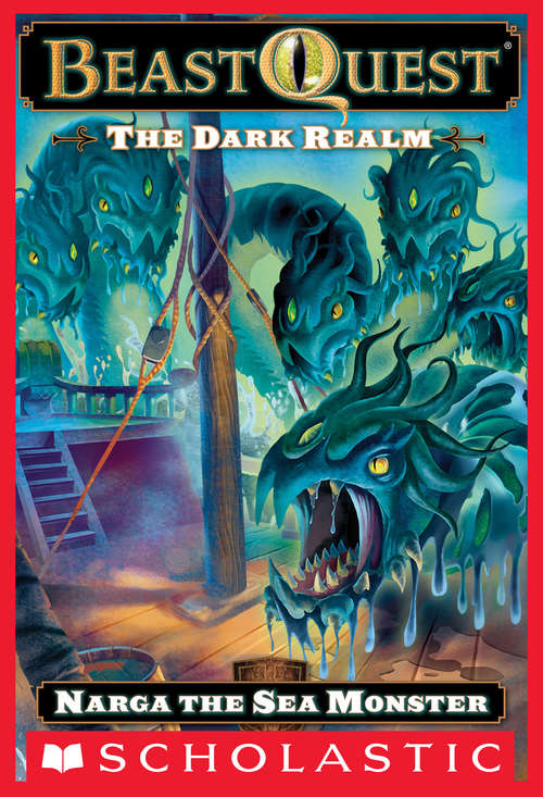 Book cover of Beast Quest #15: The Dark Realm: Narga the Sea Monster