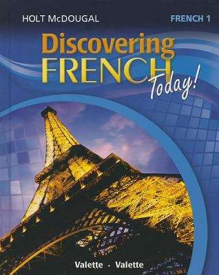Book cover of Discovering French Today!, French 1, Bleu