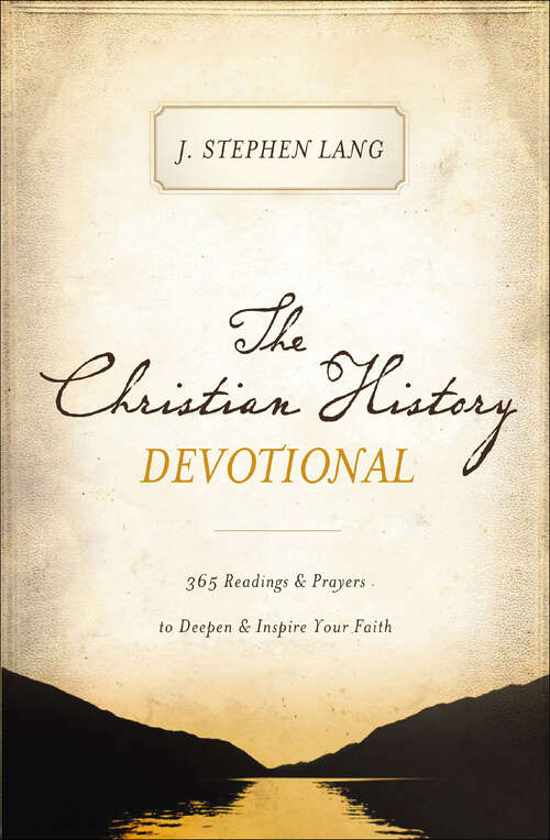 Book cover of The Christian History Devotional