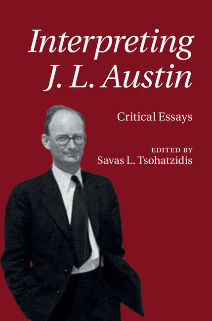 Book cover of Interpreting J. L. Austin