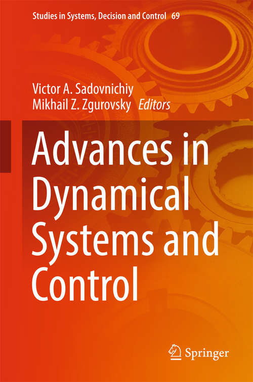 Book cover of Advances in Dynamical Systems and Control