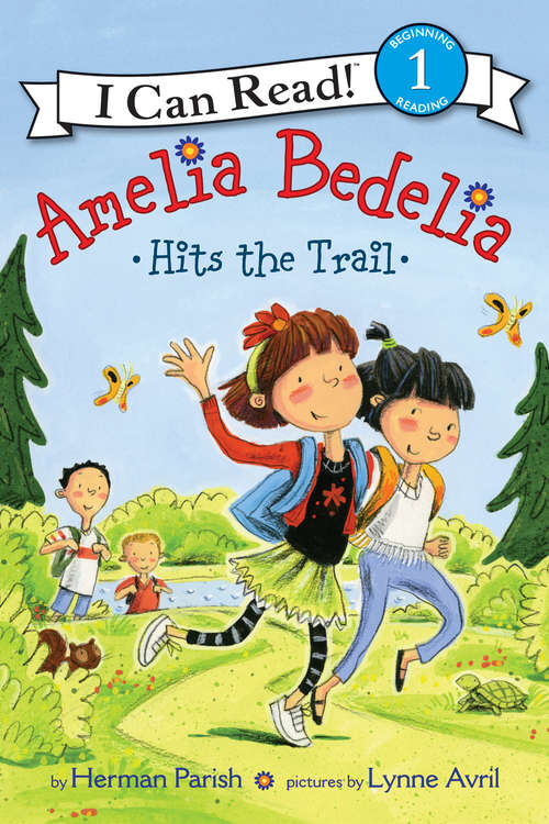 Book cover of Amelia Bedelia Hits the Trail (I Can Read Level 1)