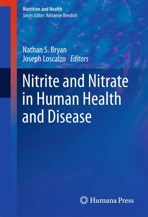 Book cover of Nitrite and Nitrate in Human Health and Disease