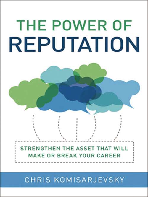 Book cover of The Power of Reputation