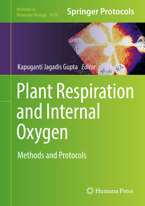 Book cover of Plant Respiration and Internal Oxygen