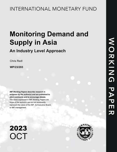 Book cover of Monitoring Demand and Supply in Asia: An Industry Level Approach (Imf Working Papers)