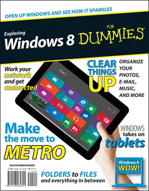 Book cover of Exploring Windows 8 For Dummies