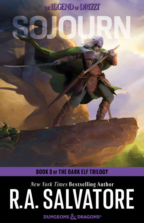 Book cover of Sojourn: The Legend of Drizzt (The Legend of Drizzt #3)
