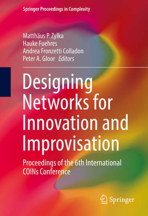 Book cover of Designing Networks for Innovation and Improvisation