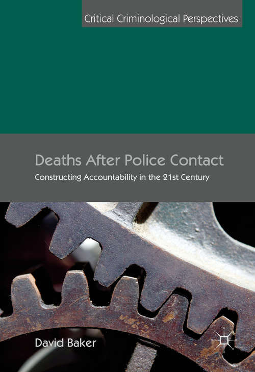 Book cover of Deaths After Police Contact